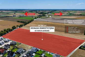 Działka Sprzedaż Strumiany Powstańców Wielkopolskich